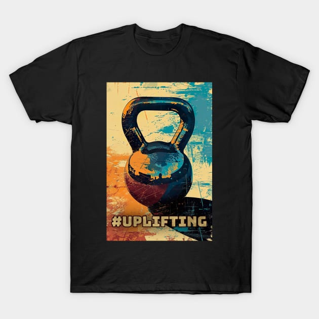 Uplifting Kettlebell T-Shirt by Yogimeister